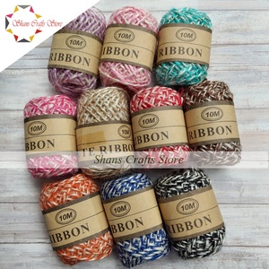 JUTE RIBBON DOUBLE COLORED (Code1444)