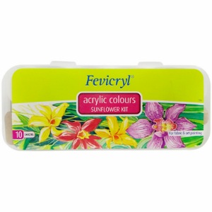 Fevicryl Acrylic Colours Sunflower Kit