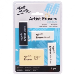 Mont Marte Signature Artist Erasers 4pc