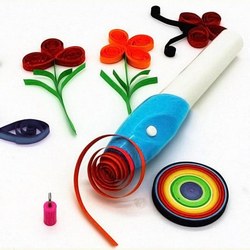 Electric quilling tool