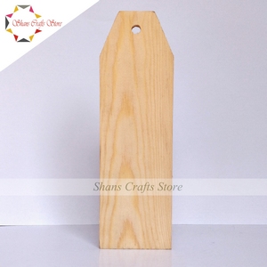 Wooden Tag shape with hole - 2.5"x8" (Code1963)