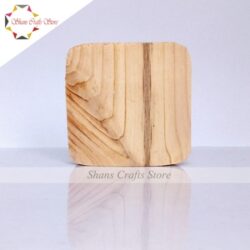 Wooden Square 2.9" (Code1964)