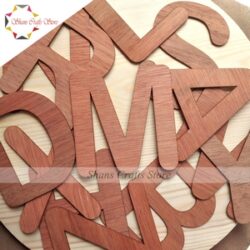 Wooden Letters large - One Letter