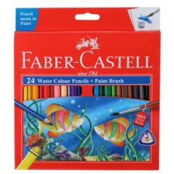 Faber Castell - 24 Water Colour Pencils With Brush